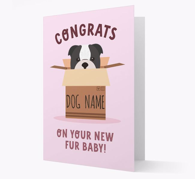 Congrats On Your New Fur Baby: Personalised {breedFullName} Card